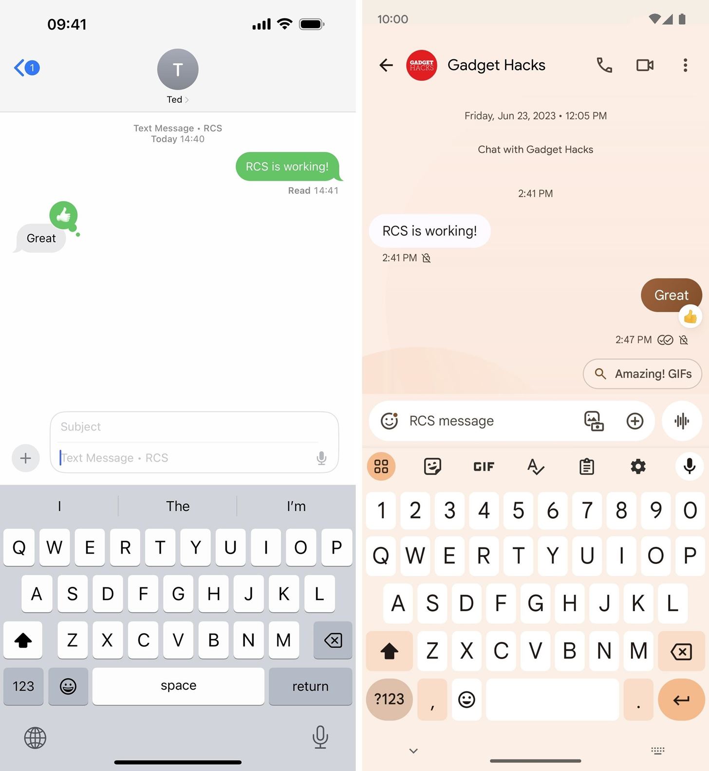 Get RCS Messaging in Your iPhone's Messages App for iMessage-Like Chats with Android Users