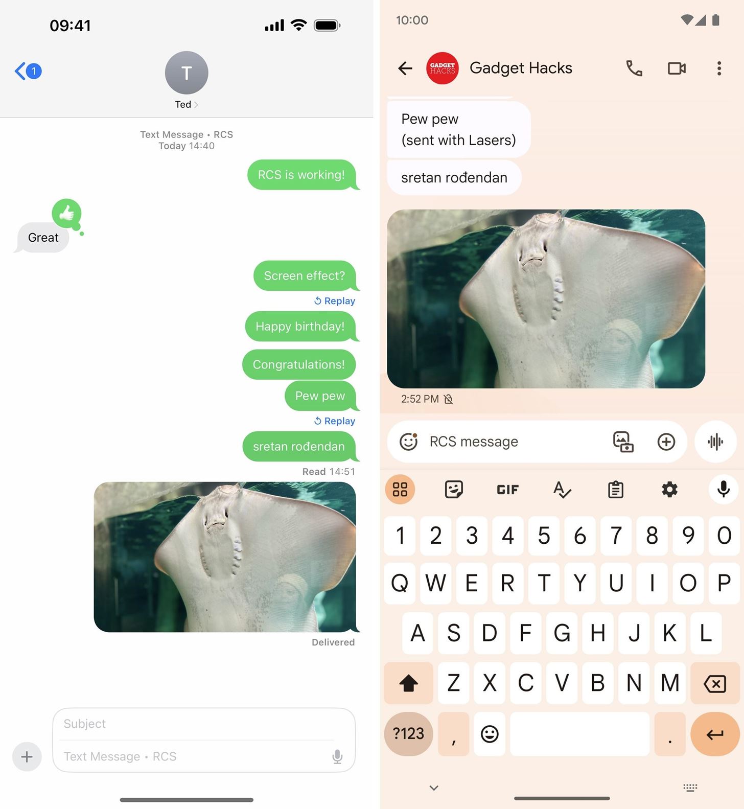 Get RCS Messaging in Your iPhone's Messages App for iMessage-Like Chats with Android Users