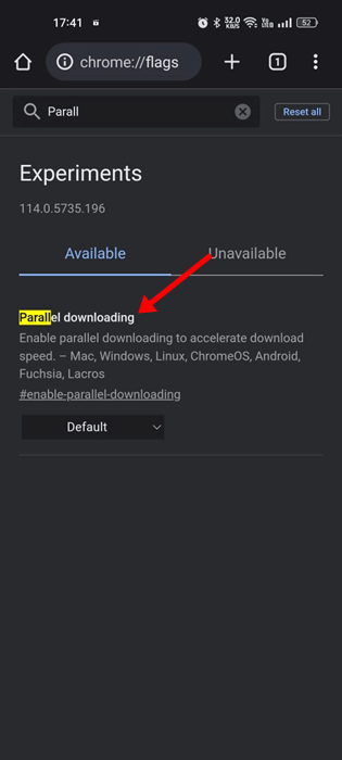 Parallel downloading