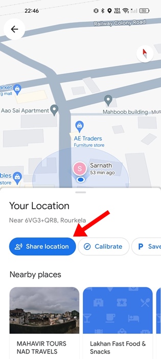 Share location