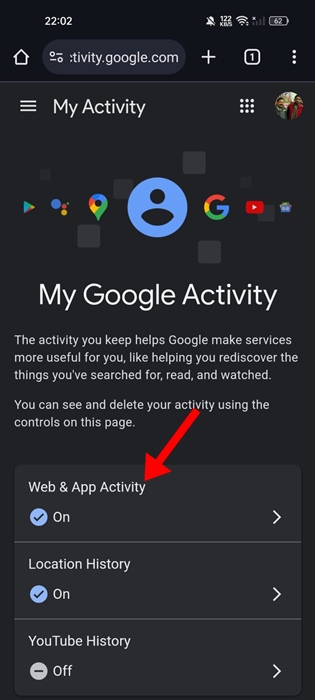 Web & App Activity