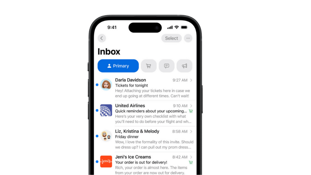 Mail App Updates