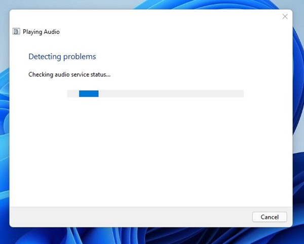 Windows Audio Troubleshooter