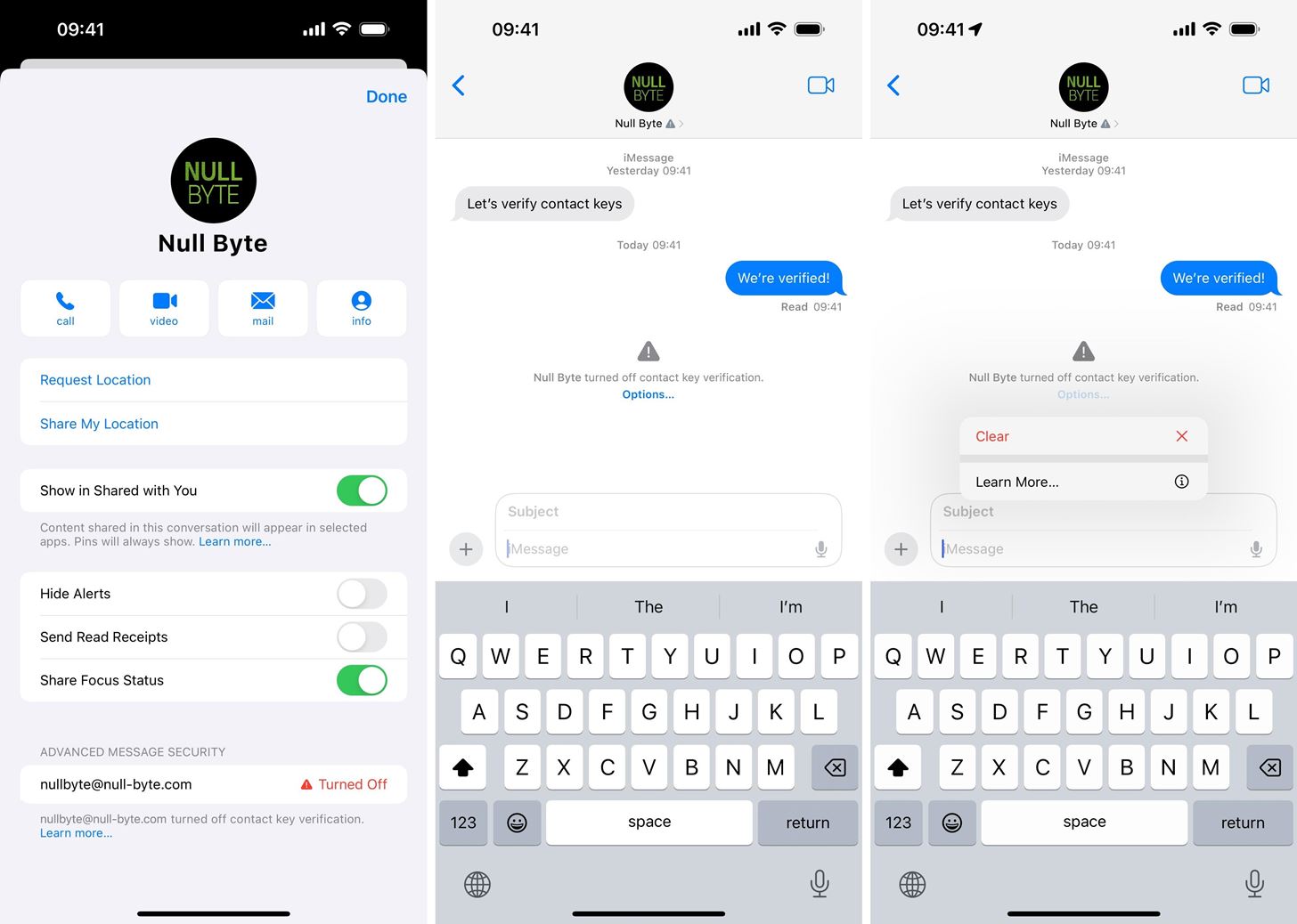 Set Up Contact Key Verification for the Highest Level of iMessage Security