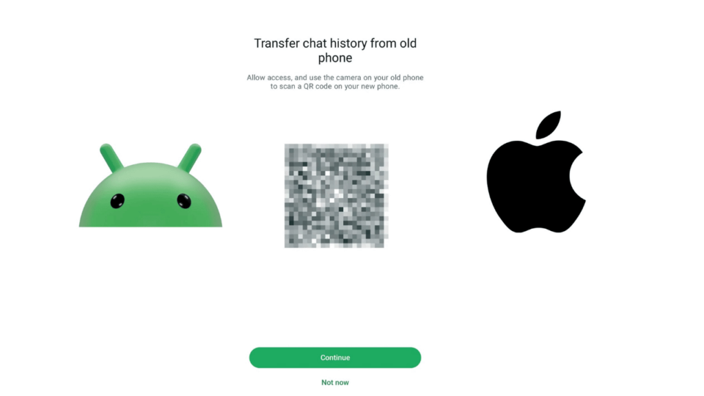 WhatsApp May Allow Chat Transfer Using A QR Code