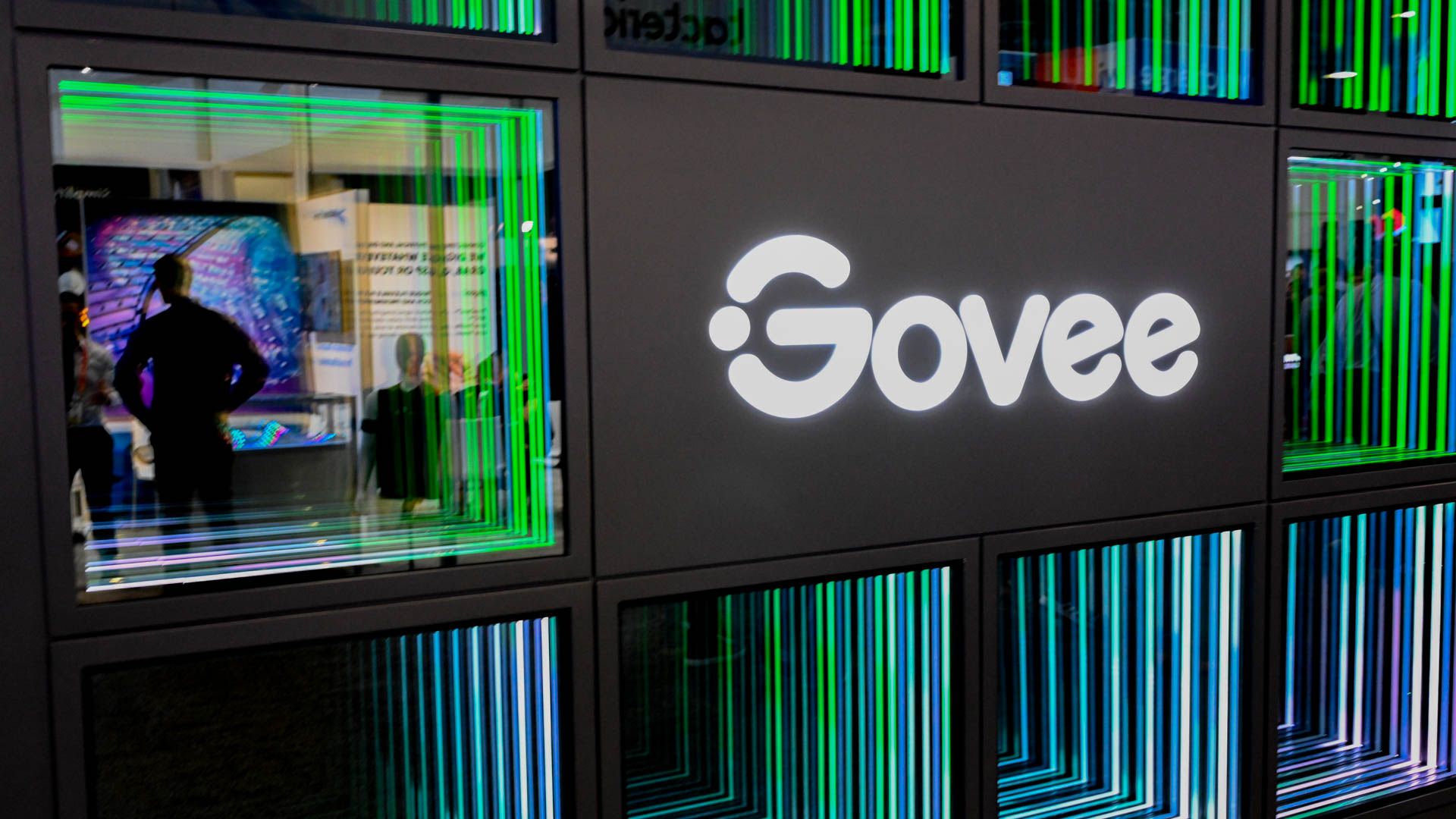 Govee LED Wall at CES 2023 Angled