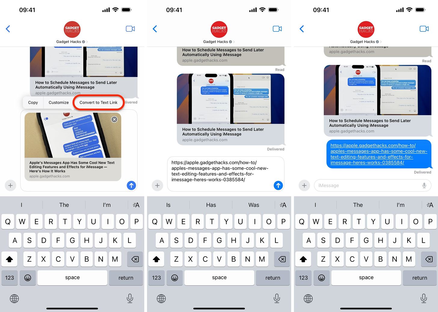 Apple Messages Finally Gives You Full Control Over Webpage Links to Switch Previews or Use Plain Text URLs