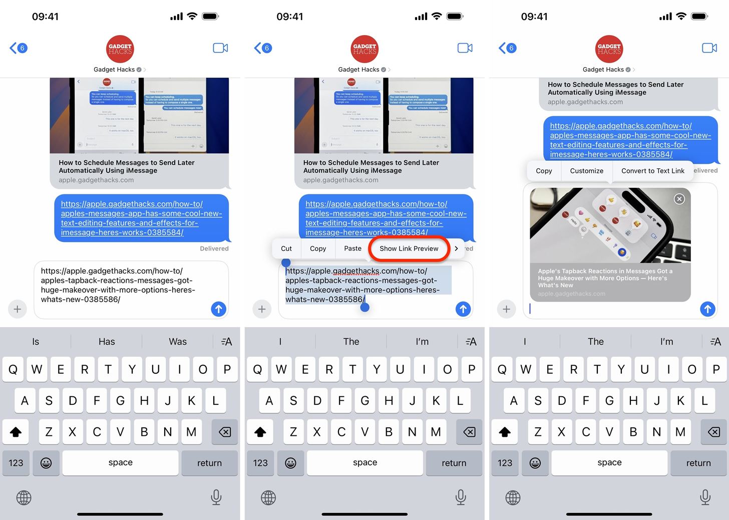 Apple Messages Finally Gives You Full Control Over Webpage Links to Switch Previews or Use Plain Text URLs