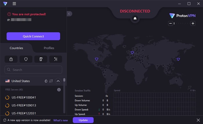 Connect to different VPN servers