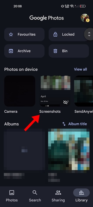 Screenshots folder