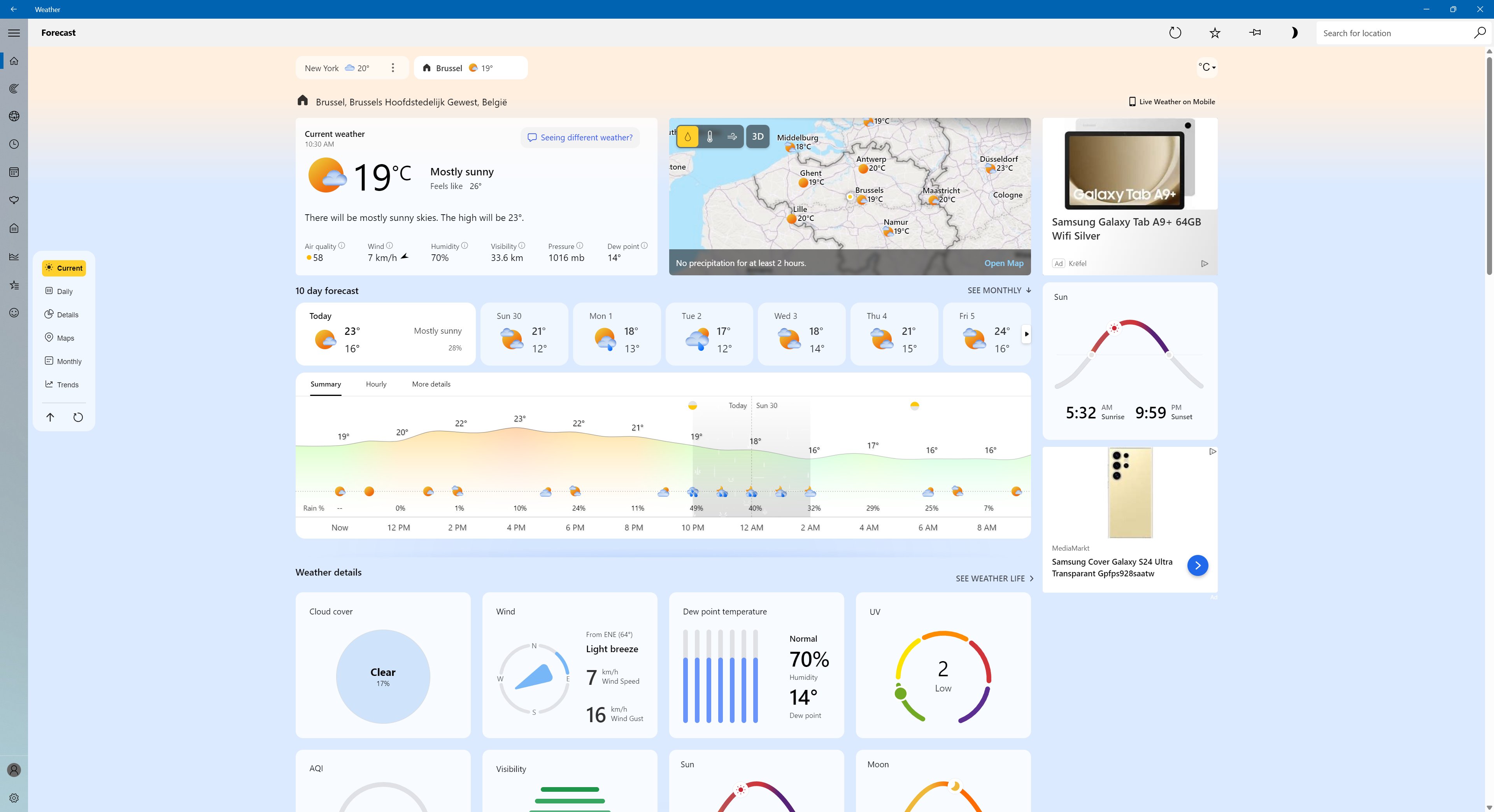 Microsoft is testing a major update for Weather app on Windows