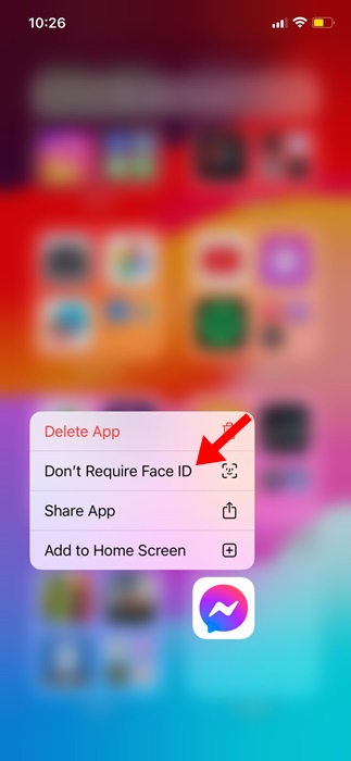 Don't Require Face ID