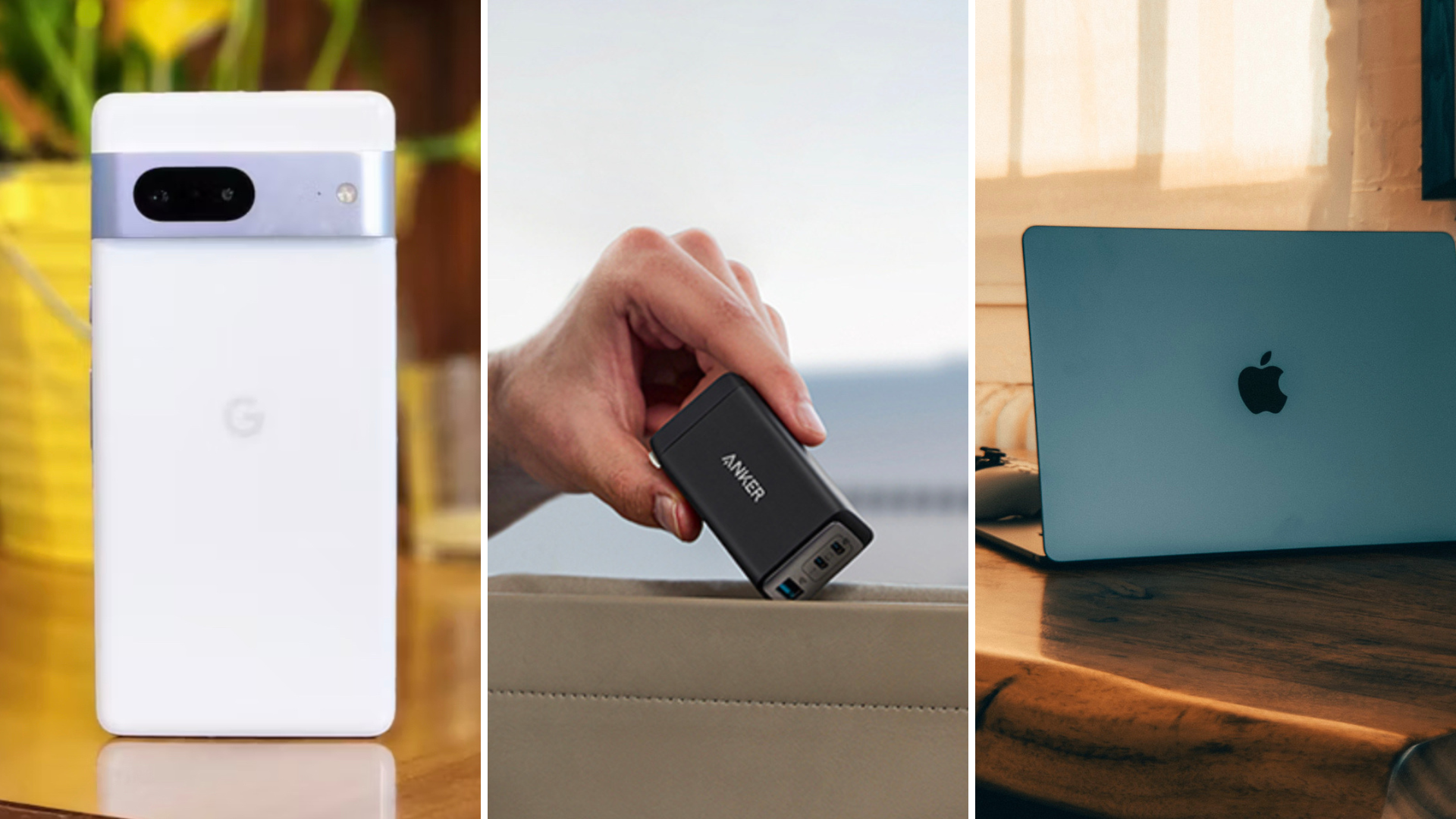 HTG Deals featuring Google, Anker, and Apple