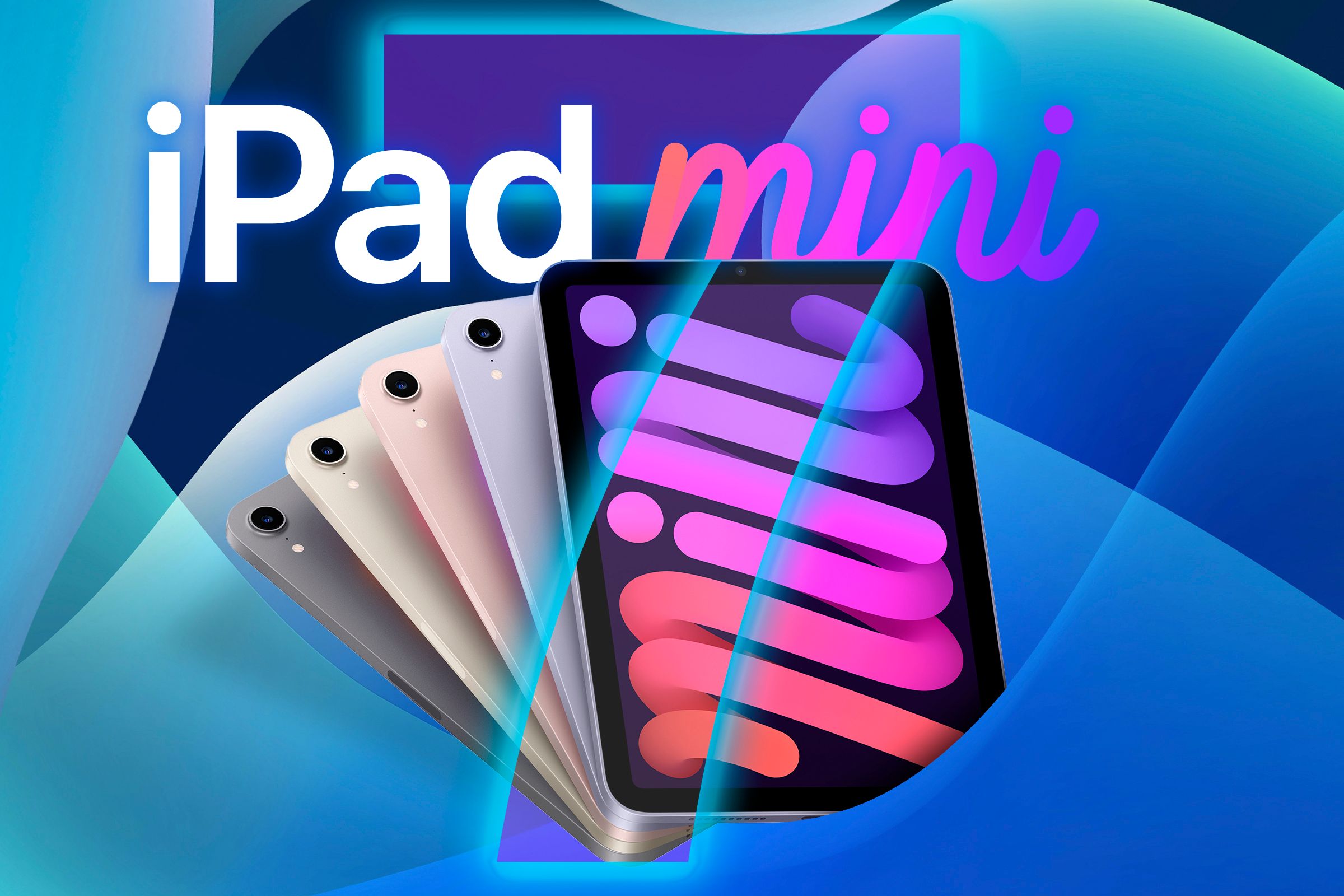 Some iPad minis close to each other.