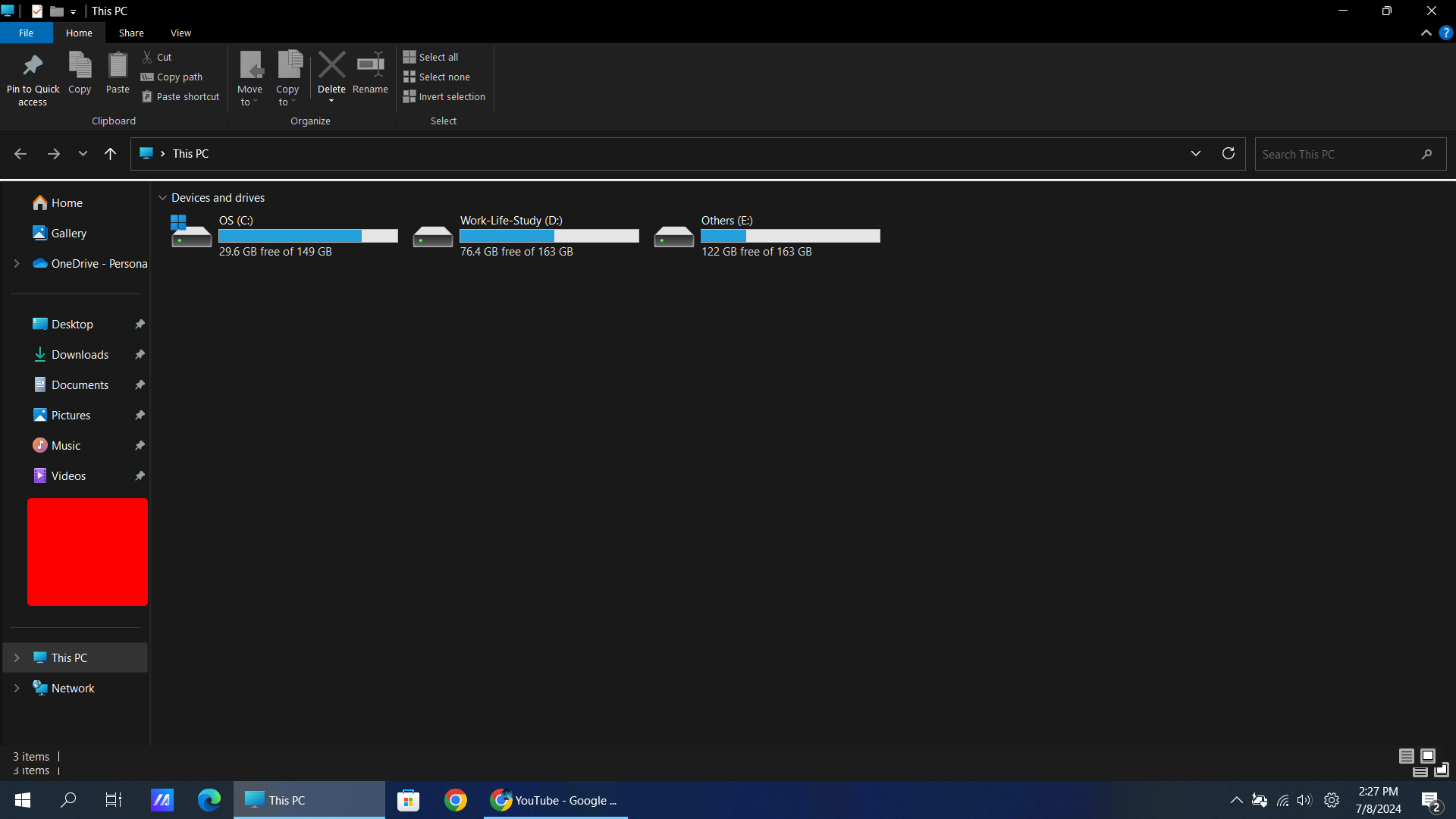 Windows 10 File Explorer in Windows 11 using ExplorerPatcher.