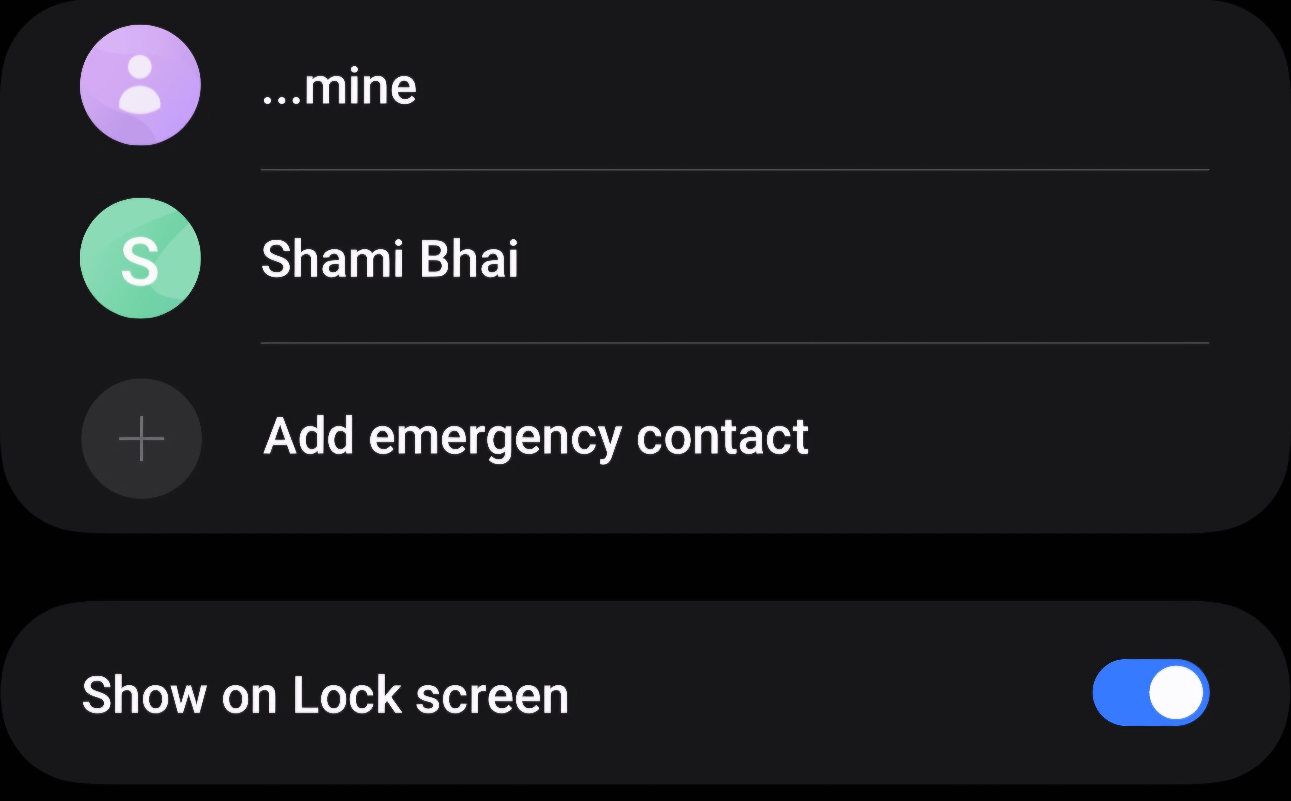 Add emergency contact number to your Android phone.