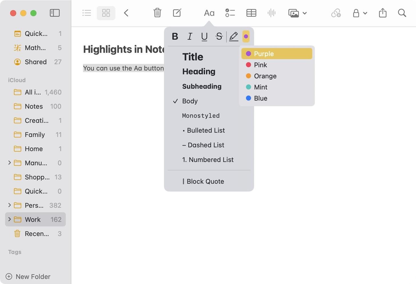 How to Change Text Color and Background Highlights in Apple Notes on iPhone, iPad, and Mac — The Official Way