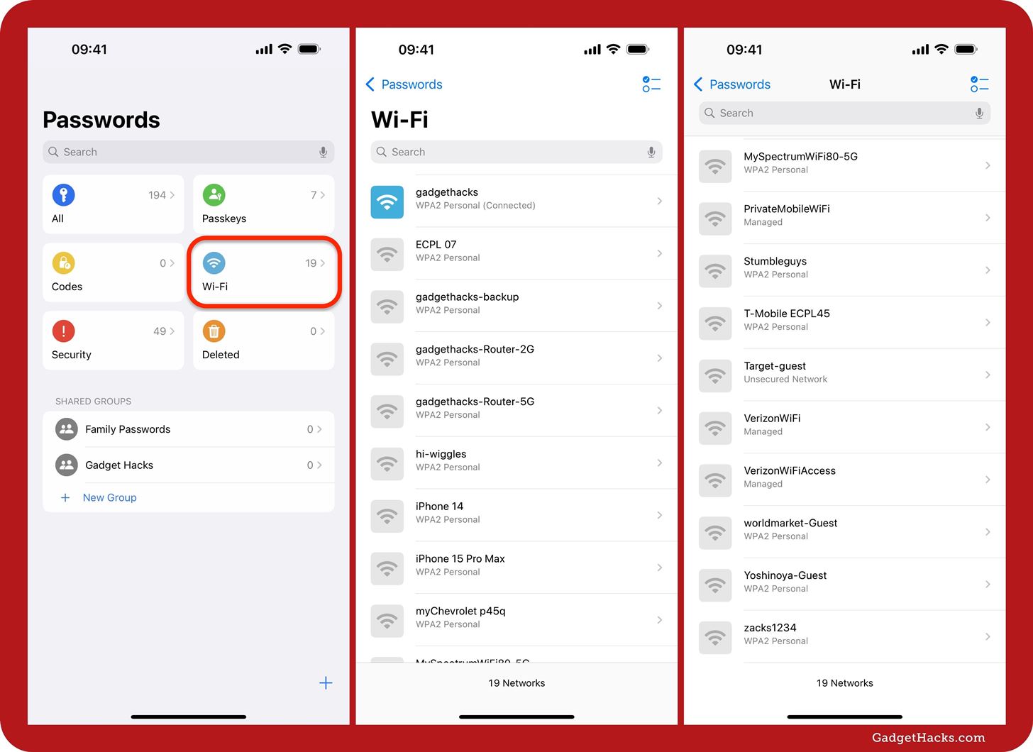 The Easiest Way to Find, Share, and Manage Wi-Fi Passwords Your iPhone and Other Apple Devices Auto-Saved for You