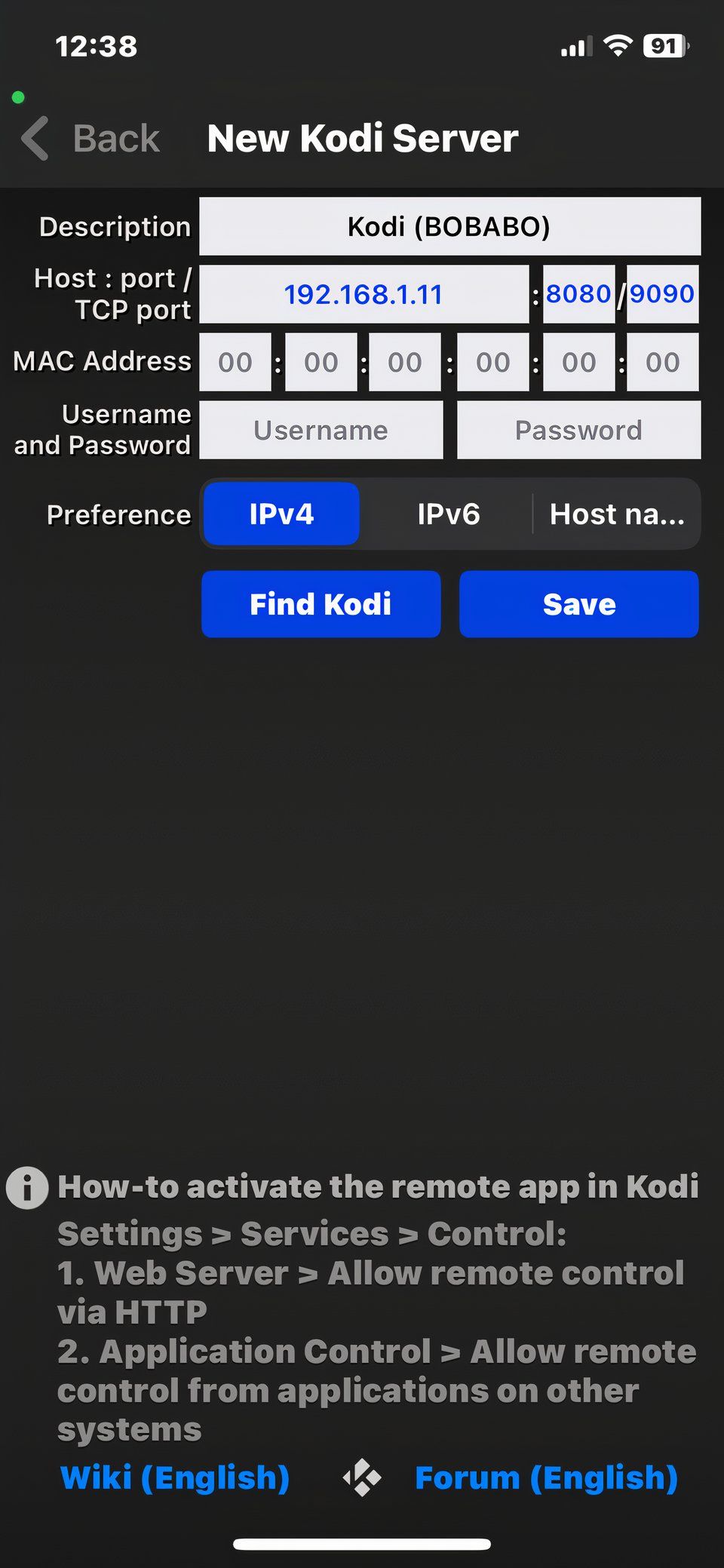 Setting up the Kodi Remote on your phone or tablet is a cinch.