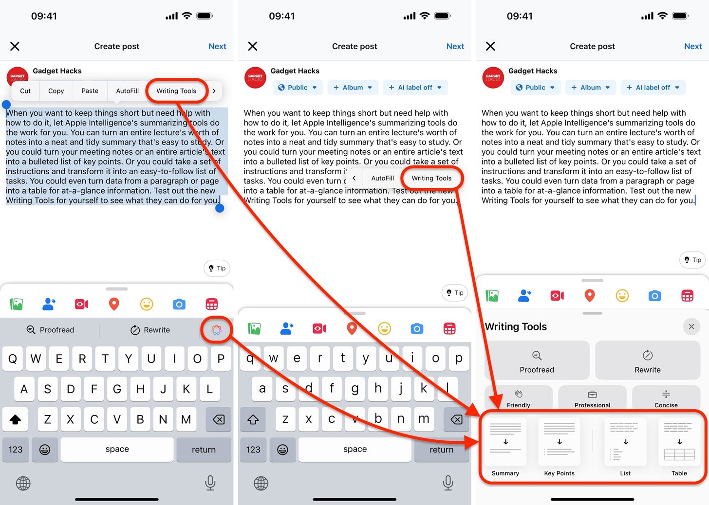 Make the Most of Apple Intelligence's Writing Tools to Proofread, Rewrite, Summarize, and Create Content