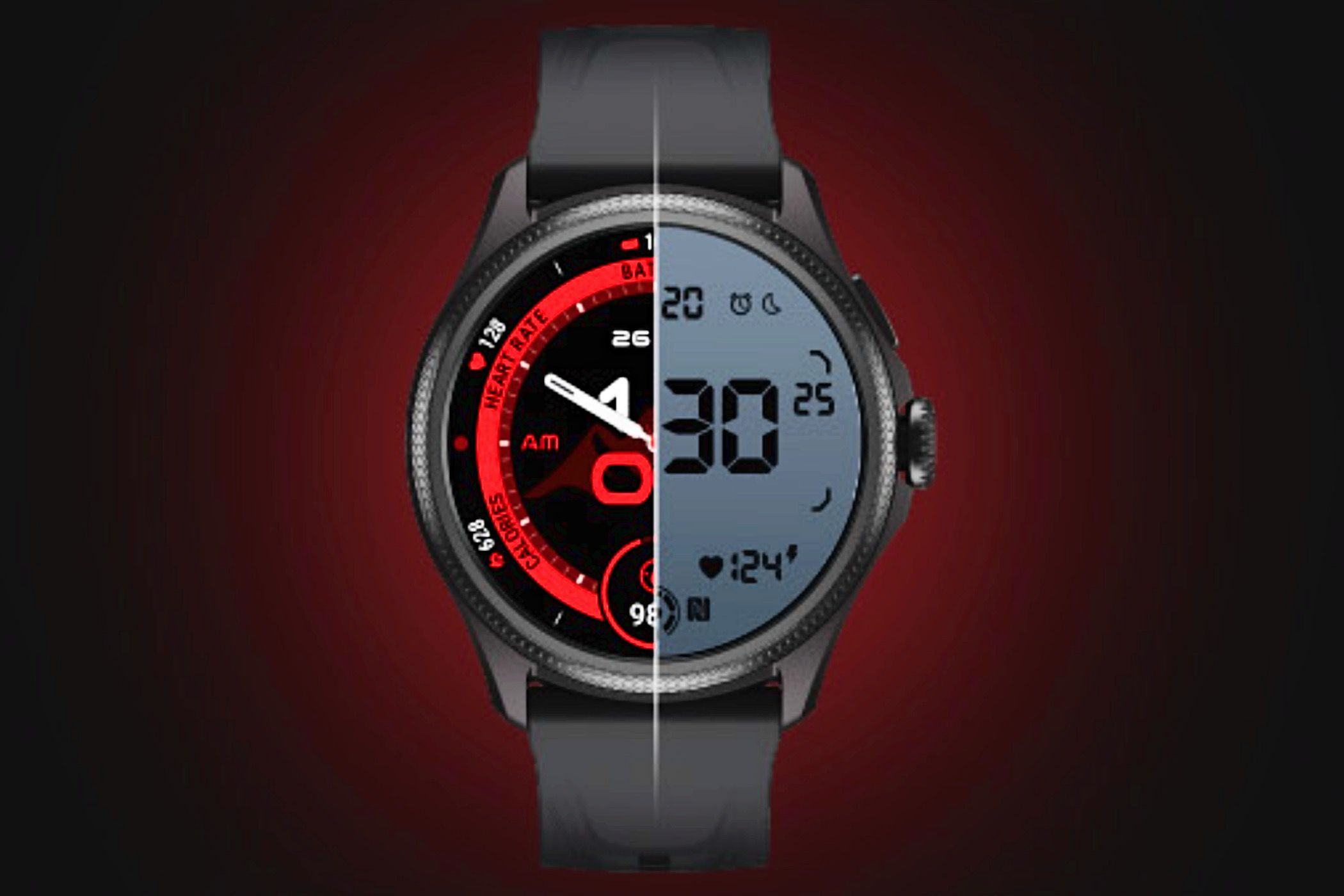 The dual-display technology of the Mobvoi TicWatch Pro 5 Enduro