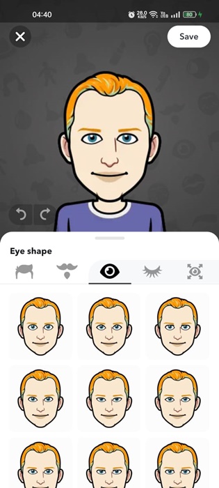 AI Avatar customization options