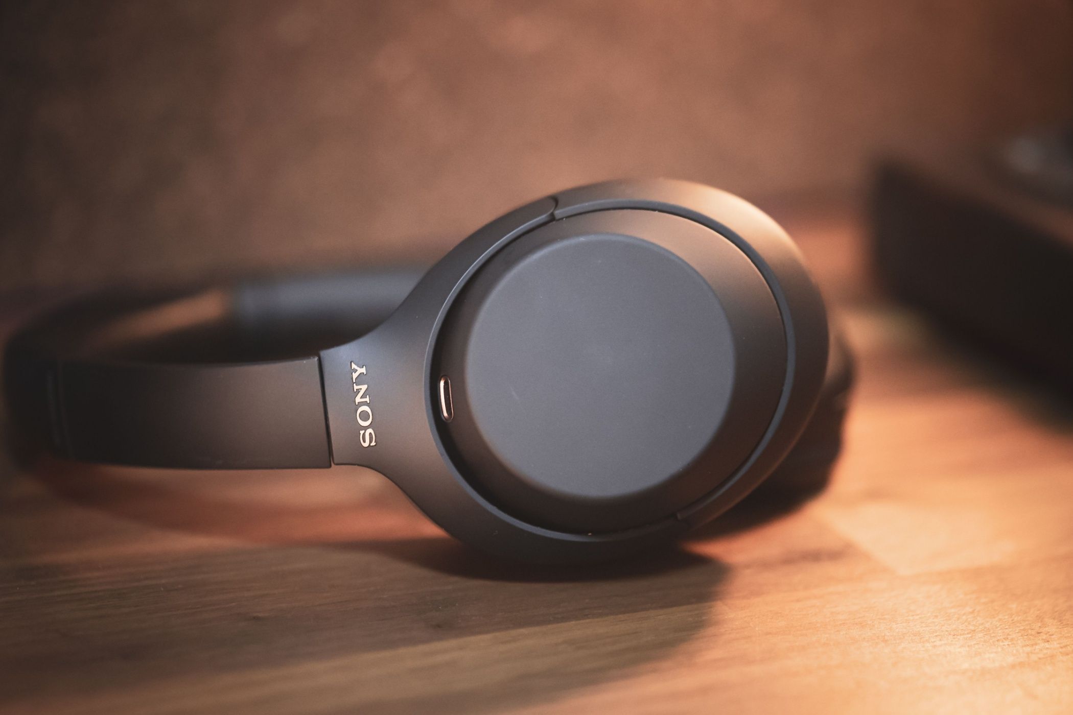 Sony WH-1000XM4 wireless noise cancelling headphones.