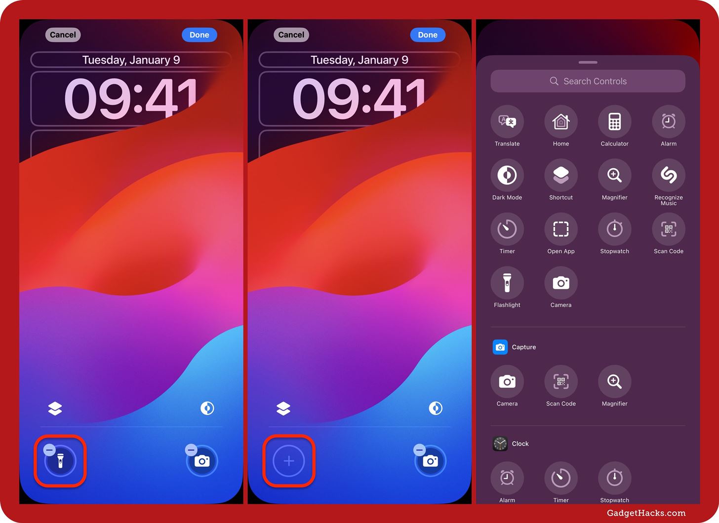 Swap the Flashlight and Camera Lock Screen Controls on Your iPhone to Open Apps, Toggle Settings, and More