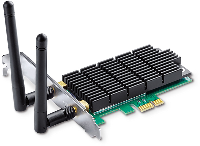 A PCIe Wi-Fi Card manufactured by TP-Link.