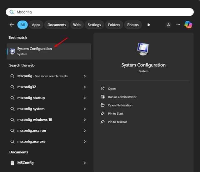 System Configuration