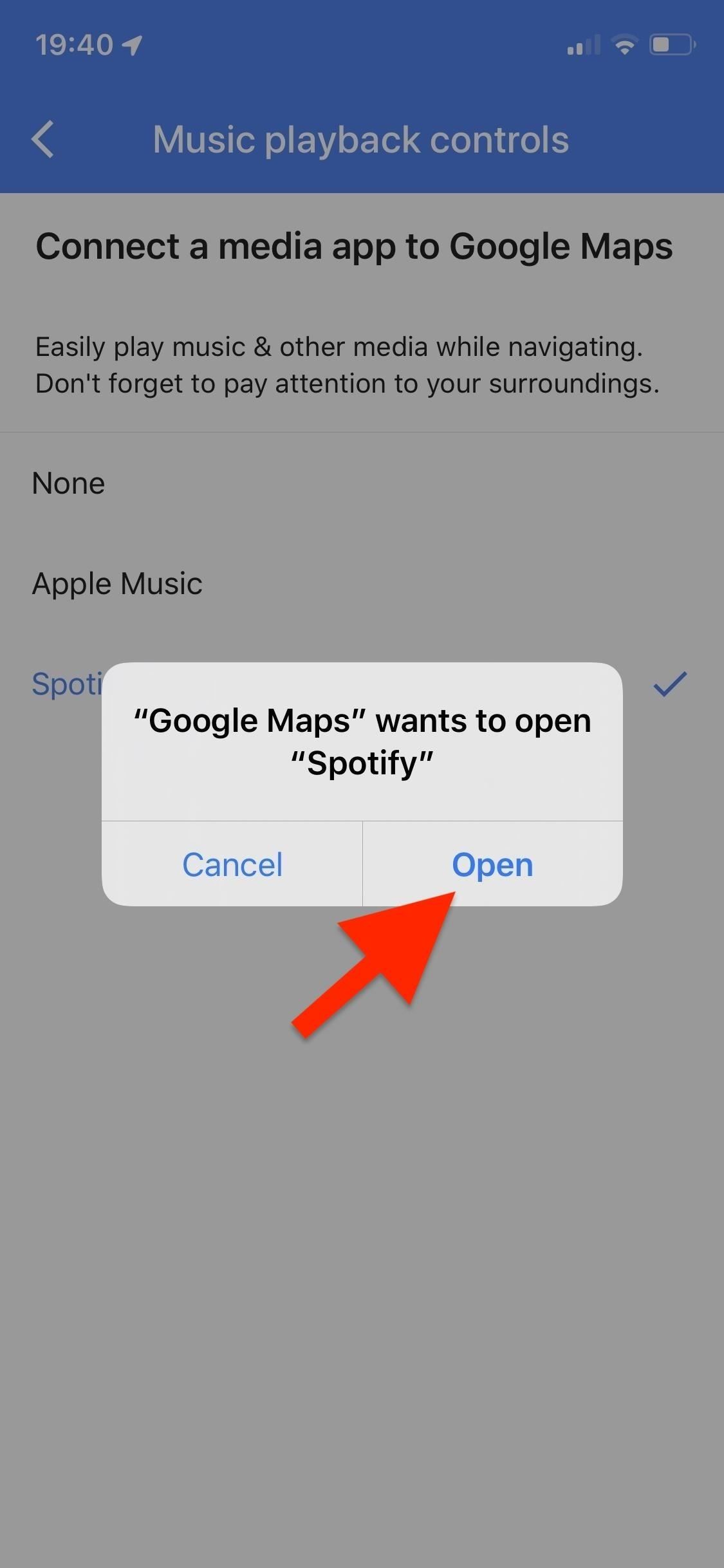 Add Playback Controls for Apple Music, Spotify & Other Music Services to Google Maps for Quick Access During Navigation