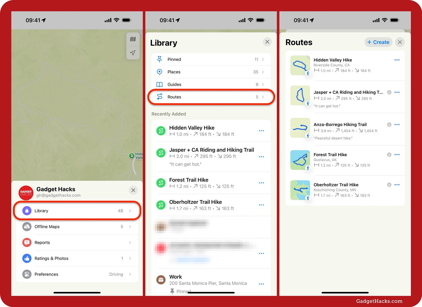 How to Create Custom Offline Routes for Walks and Hikes in Apple Maps