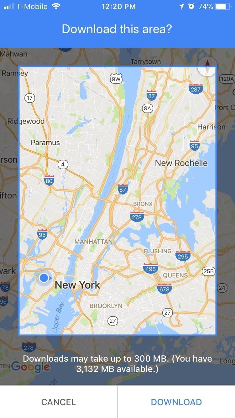 How to Download Entire Maps for Offline Use in Google Maps