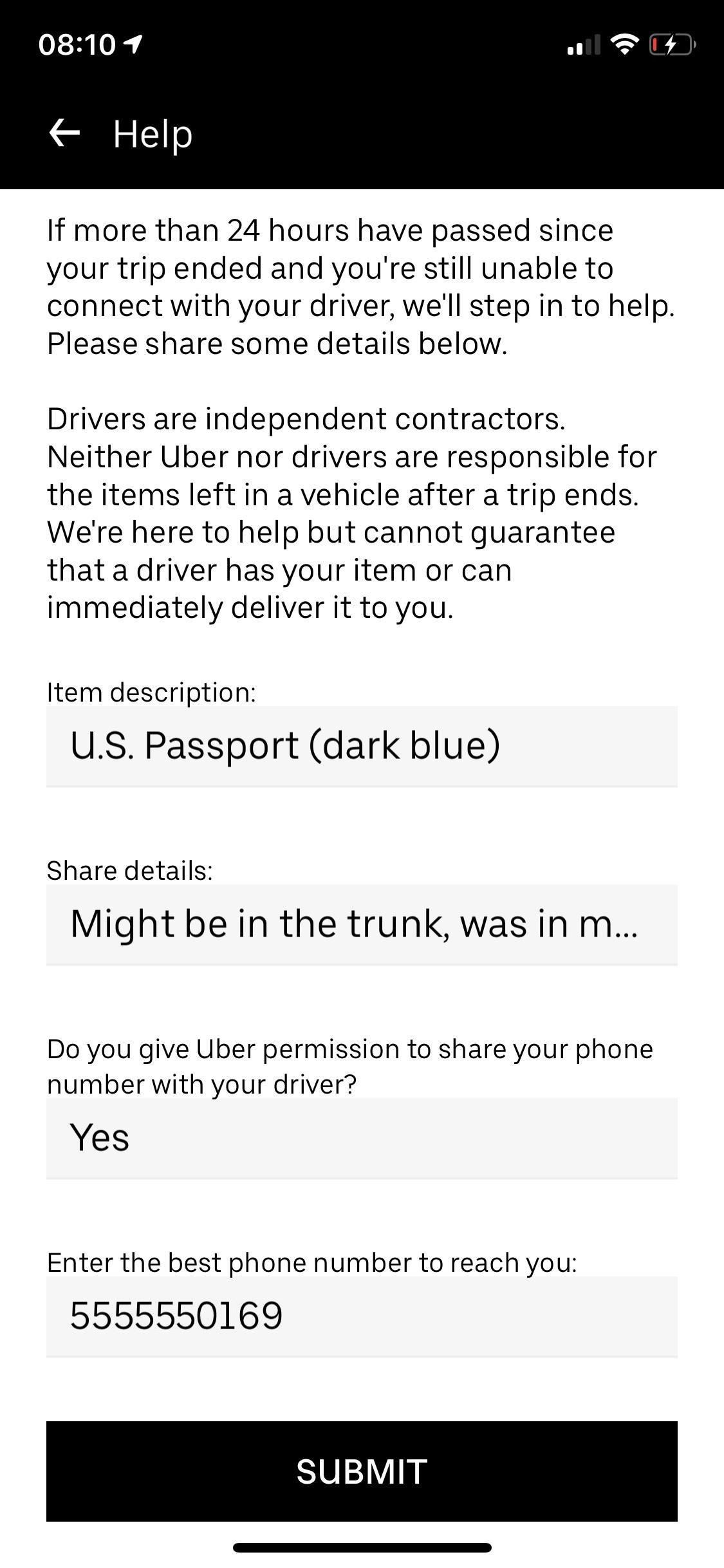 How to Get Your Lost Item Back from an Uber Driver (& What to Do if They Don't Respond)