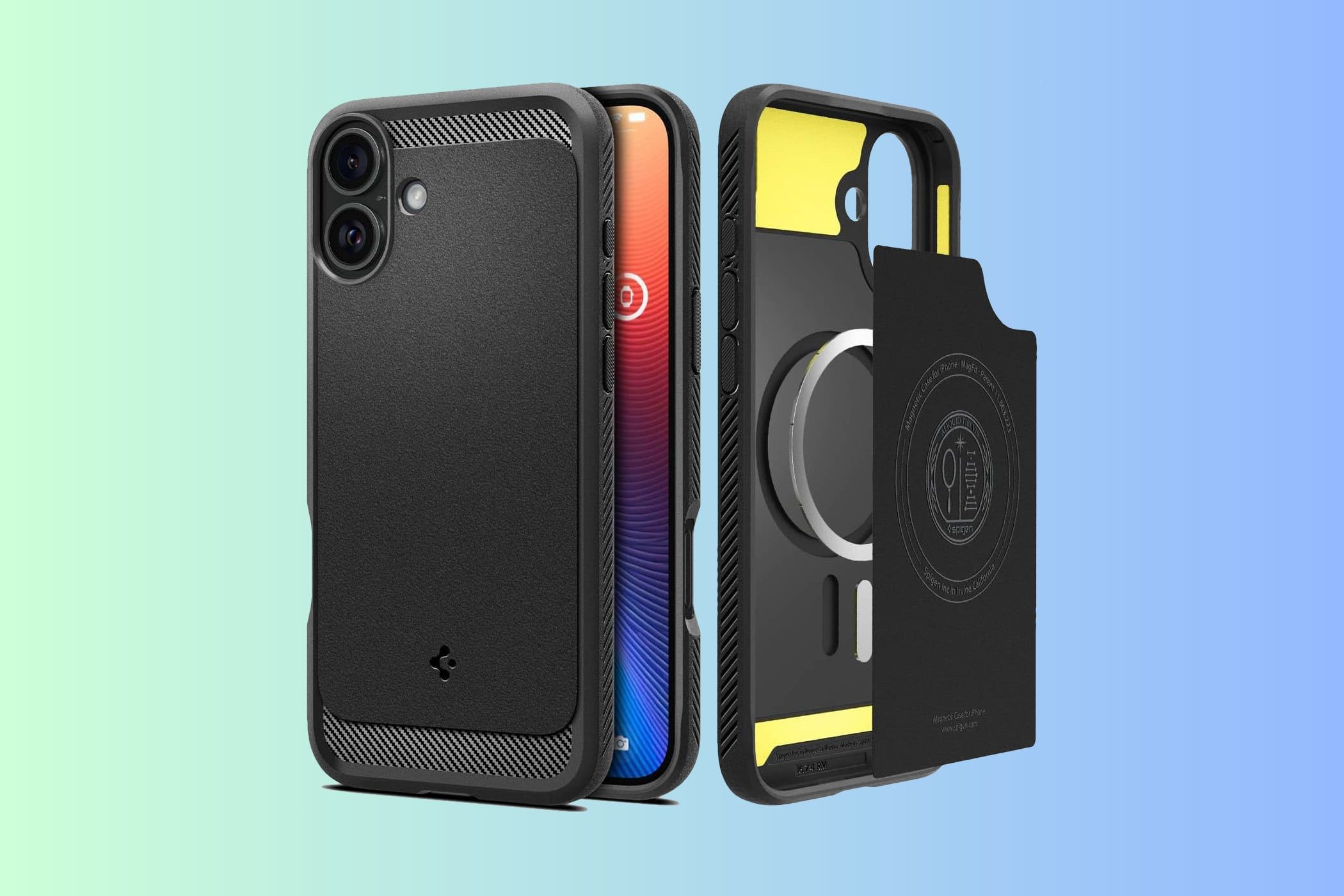 Spigen Rugged Armor MagFit Designed for iPhone 16 Case