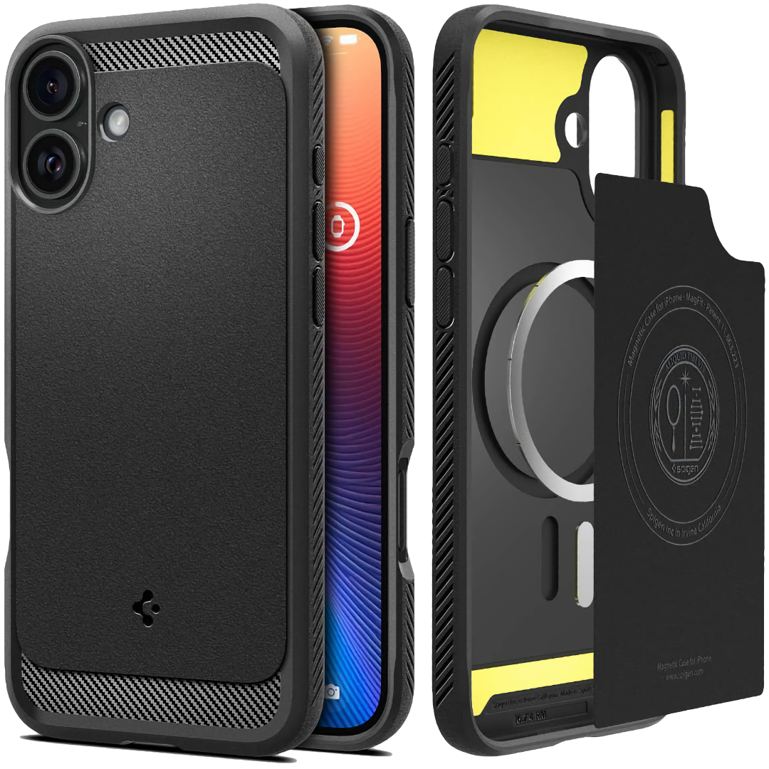 Spigen Rugged Armor MagFit Designed for iPhone 16 Case