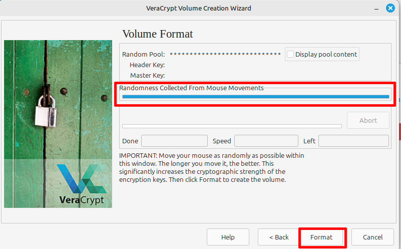 VeraCrypt setting encryption strength