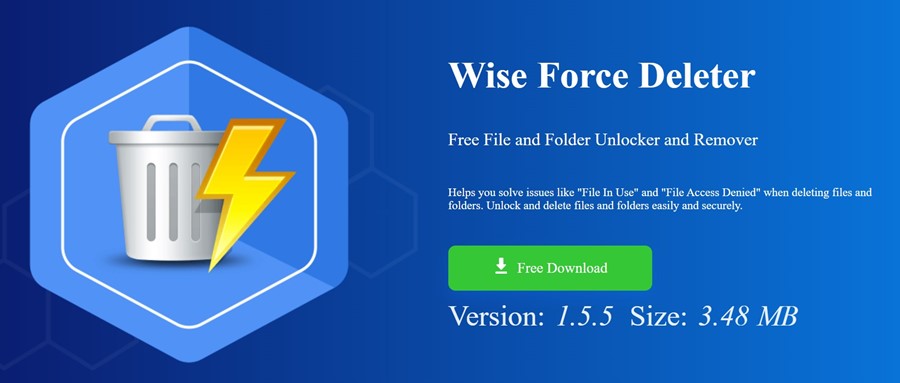 Wise Force Deleter