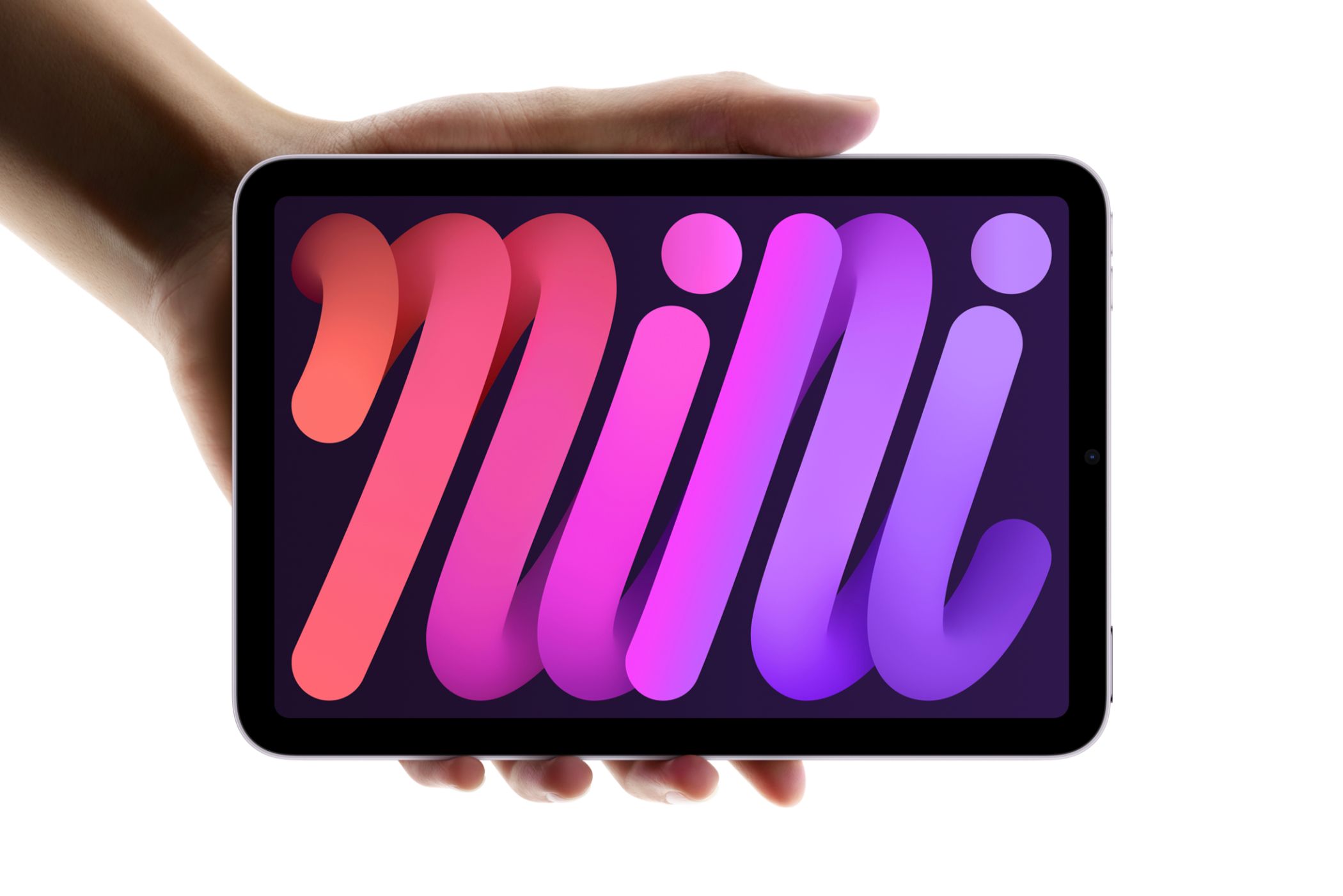 A promotional shot of the seventh-generation iPad Mini.-1