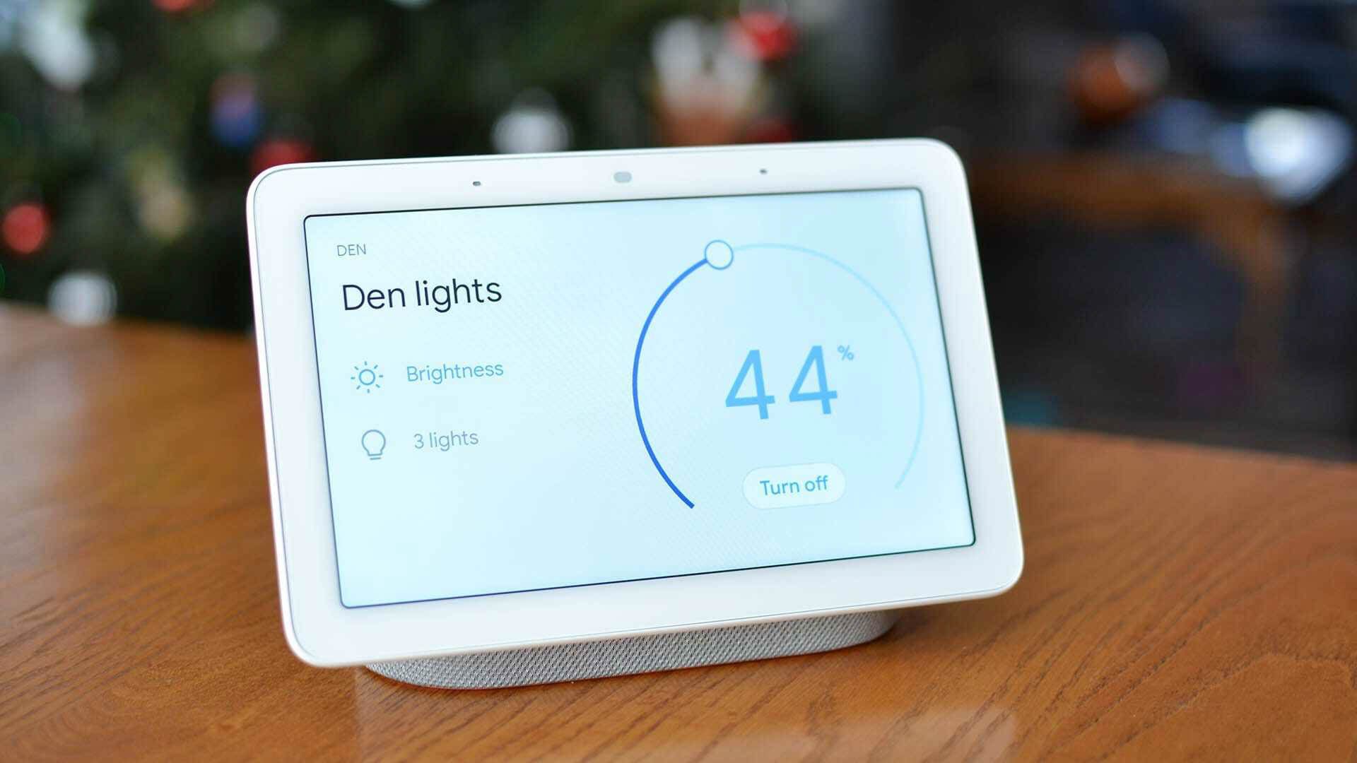 A smart home can be simple | Using the Nest Hub to control lights.