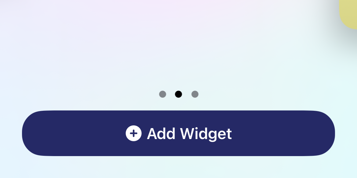 The "Add Widget" button.