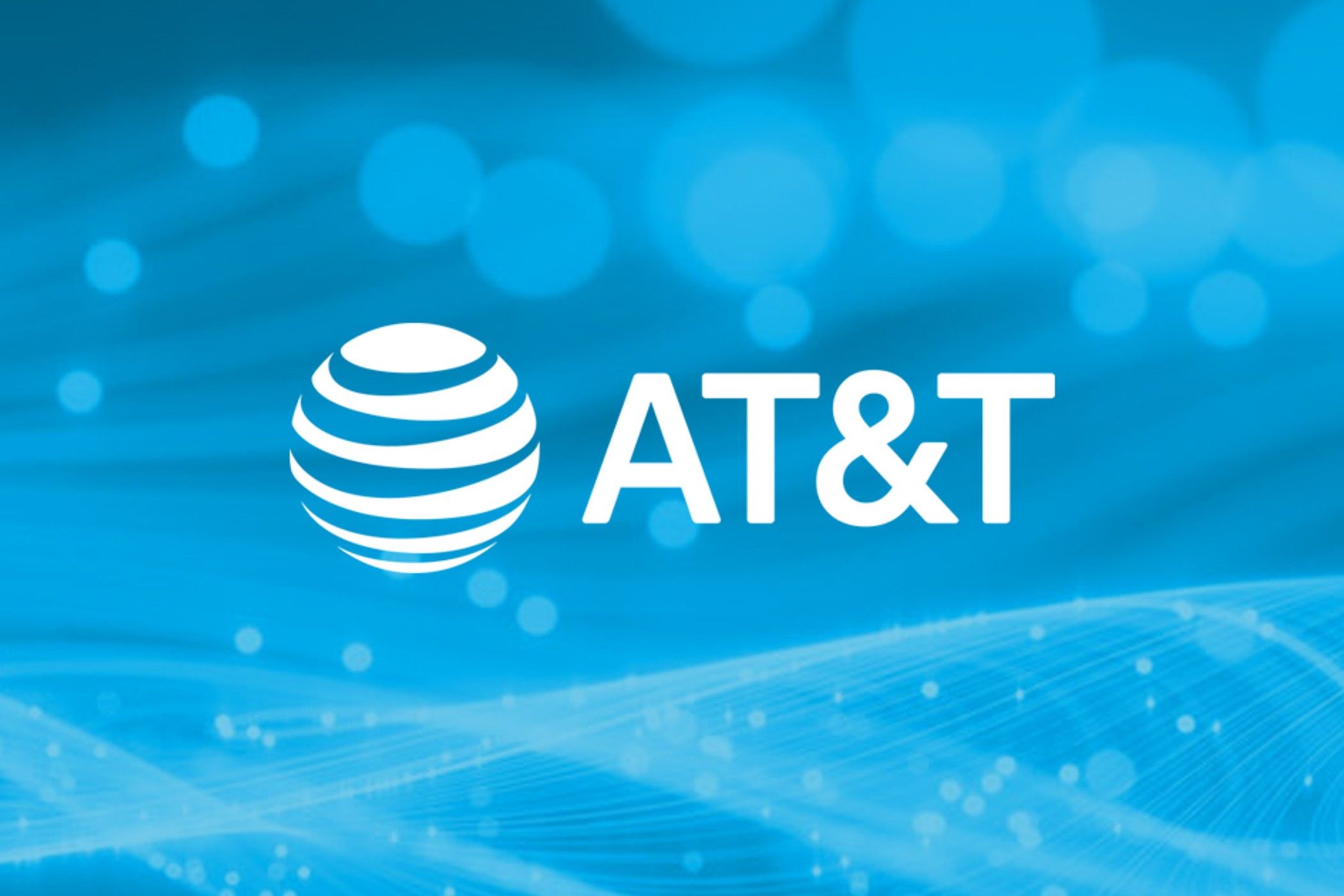 AT&T-logo-on-bubbly-background