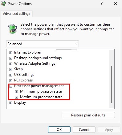 Processor Power Management