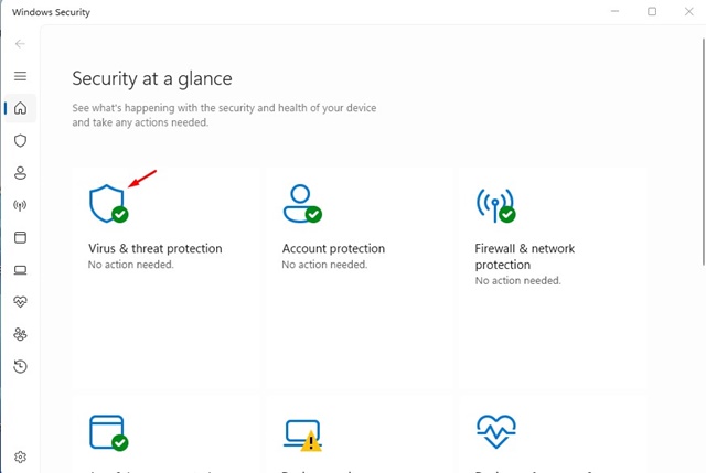 Virus & Threat Protection