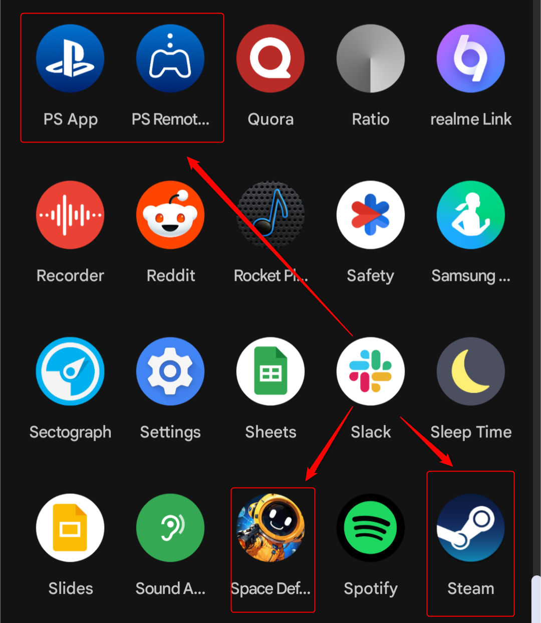 Distracting apps