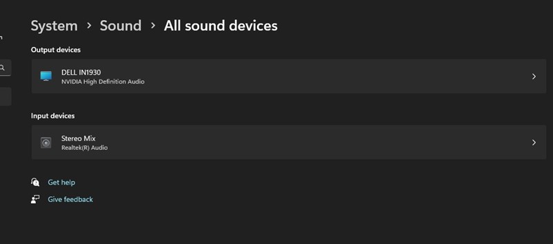 output device