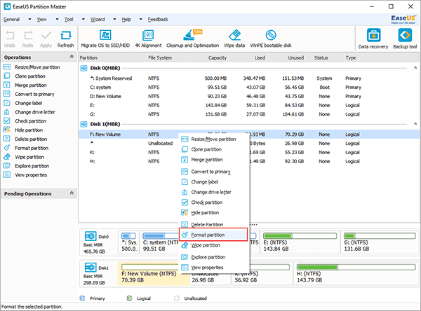 Format Partition