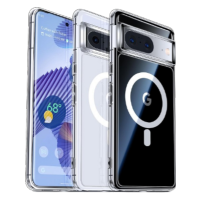 HUMIXX Magnetic Pixel 8 Clear Case pfp on transparent background