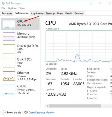 CPU option