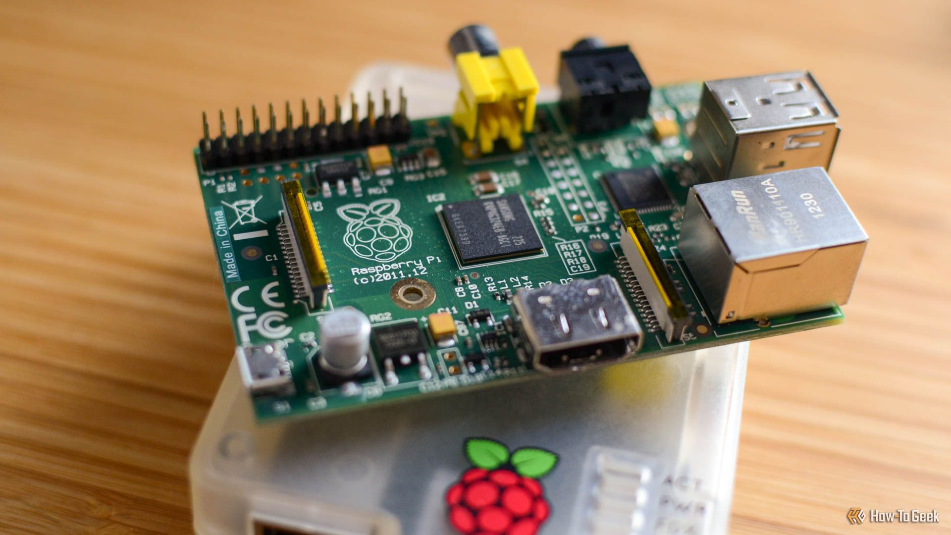 Raspberry Pi on case